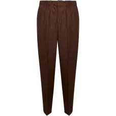 Зауженные брюки на резинке