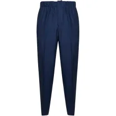 Зауженные брюки на резинке