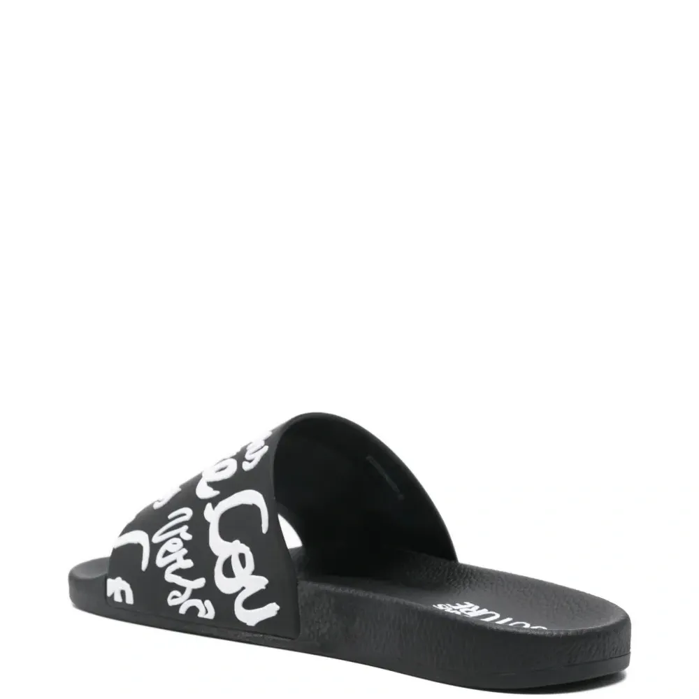 Шлепанцы с принтом