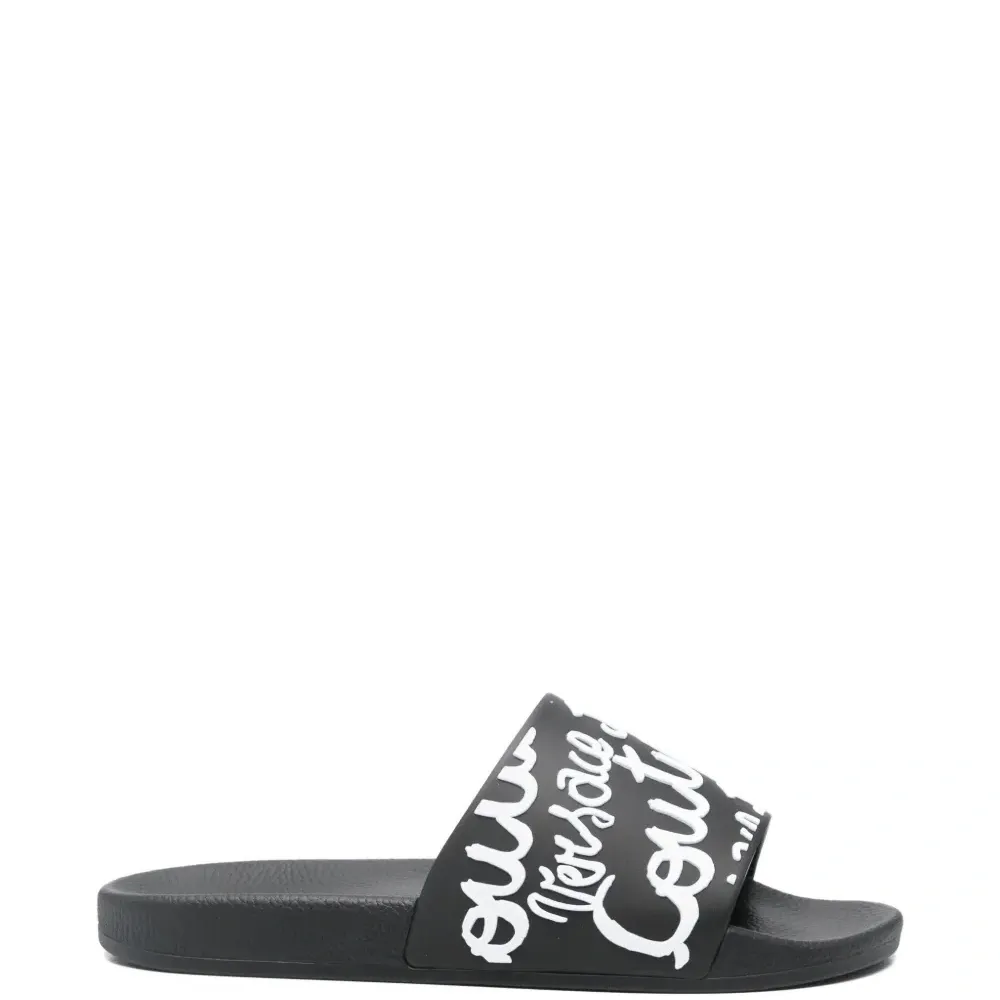 Шлепанцы с принтом