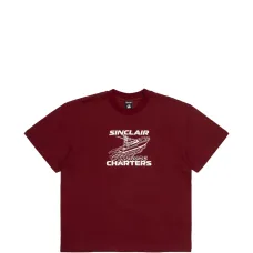 Футболка с короткими рукавами и принтом лодки