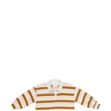 Укороченный топ в полоску