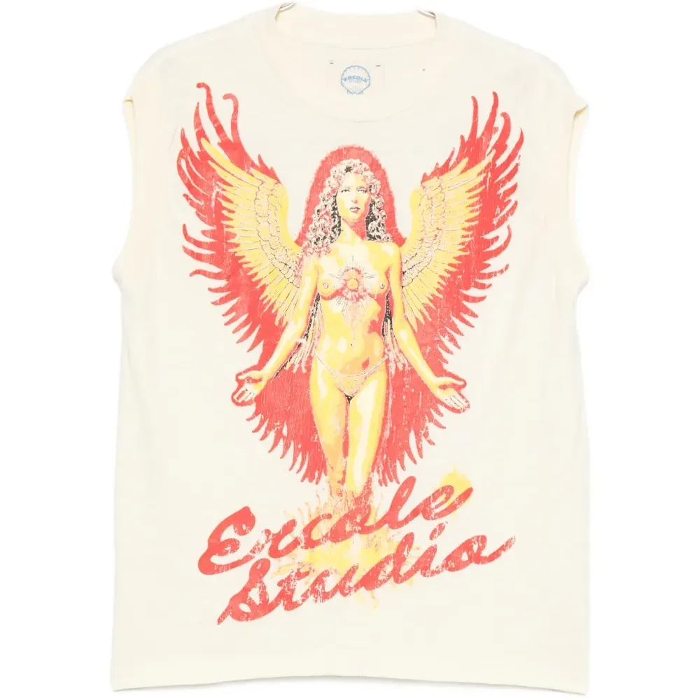 Майка с графическим принтом