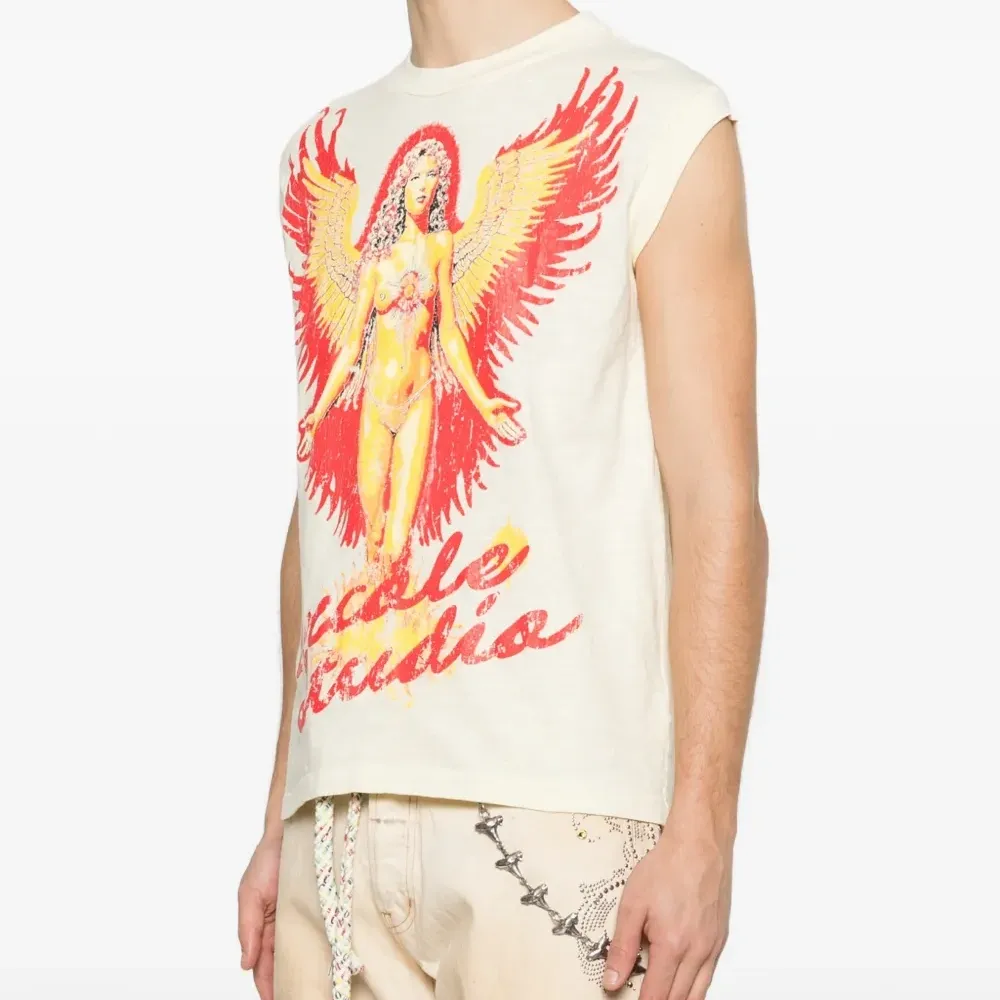 Майка с графическим принтом