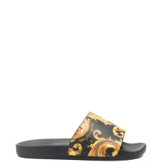 Шлёпанцы с барочным принтом