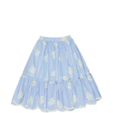 Юбка с рюшами и цветочным принтом Юбка с рюшами и цветочным принтом