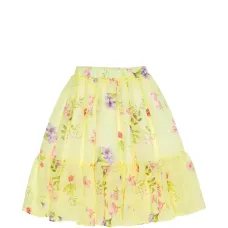 Юбка с цветочным принтом Юбка с цветочным принтом