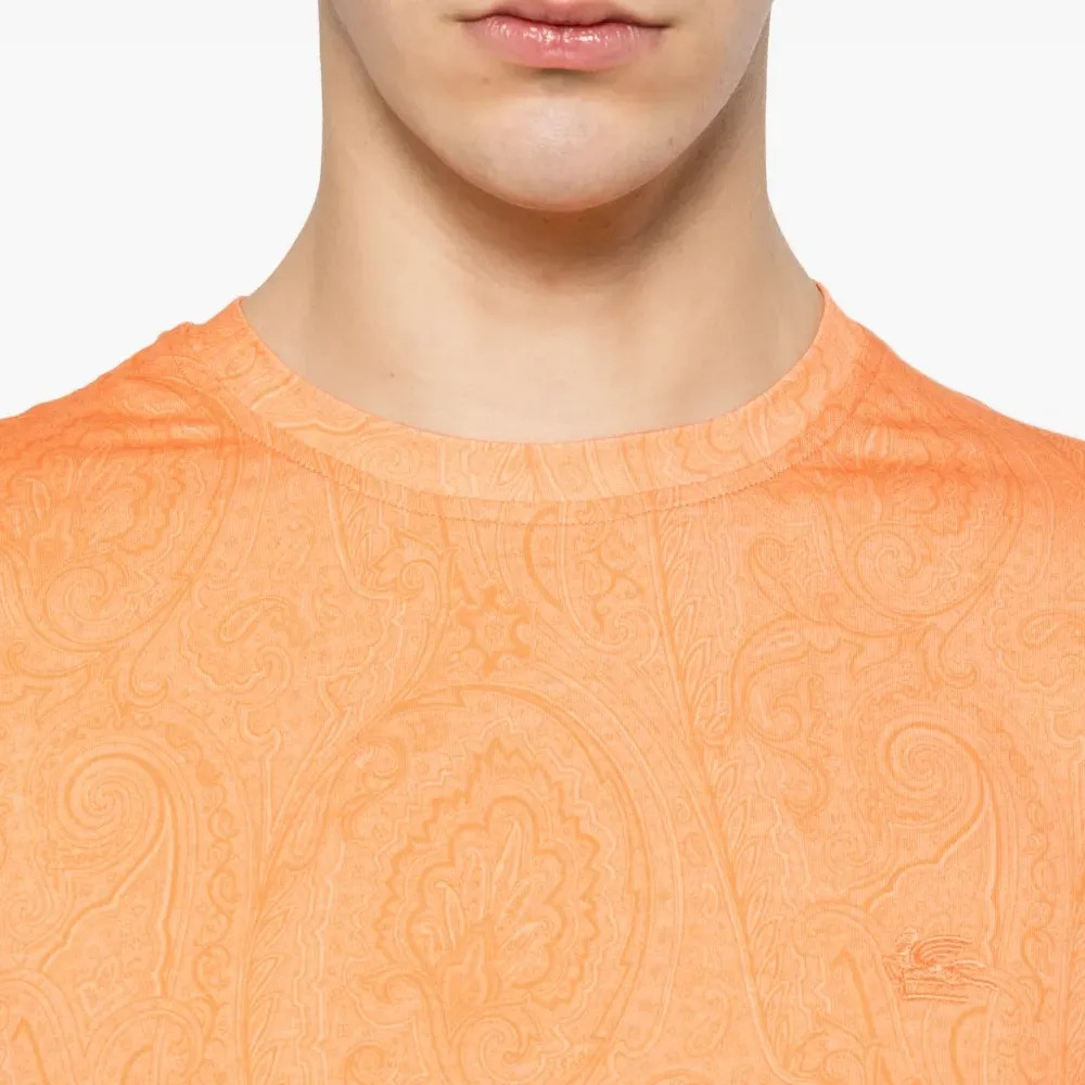 Футболка с принтом «пейсли»