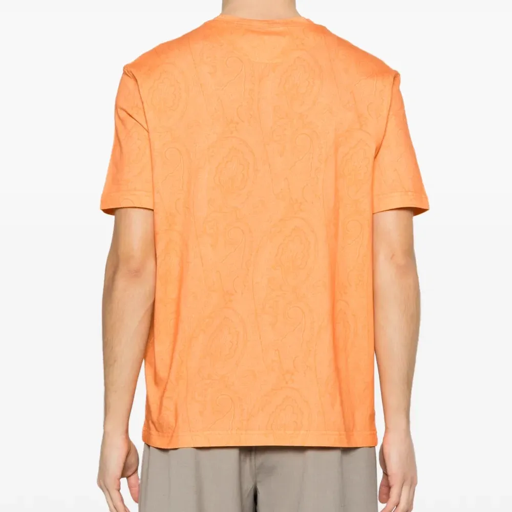 Футболка с принтом «пейсли»