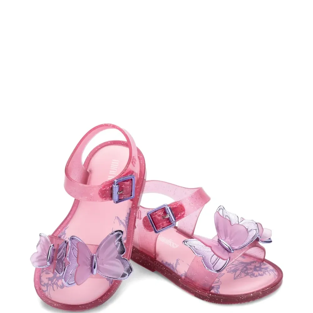 Босоножки с ремешками в виде бабочки