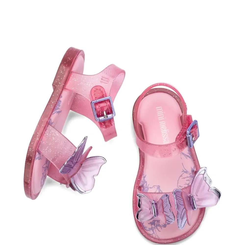 Босоножки с ремешками в виде бабочки