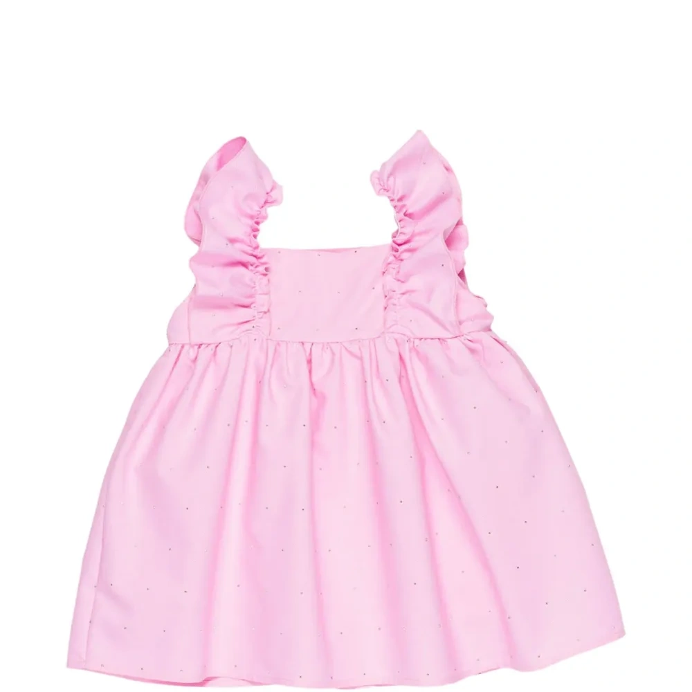 Платье с оборками