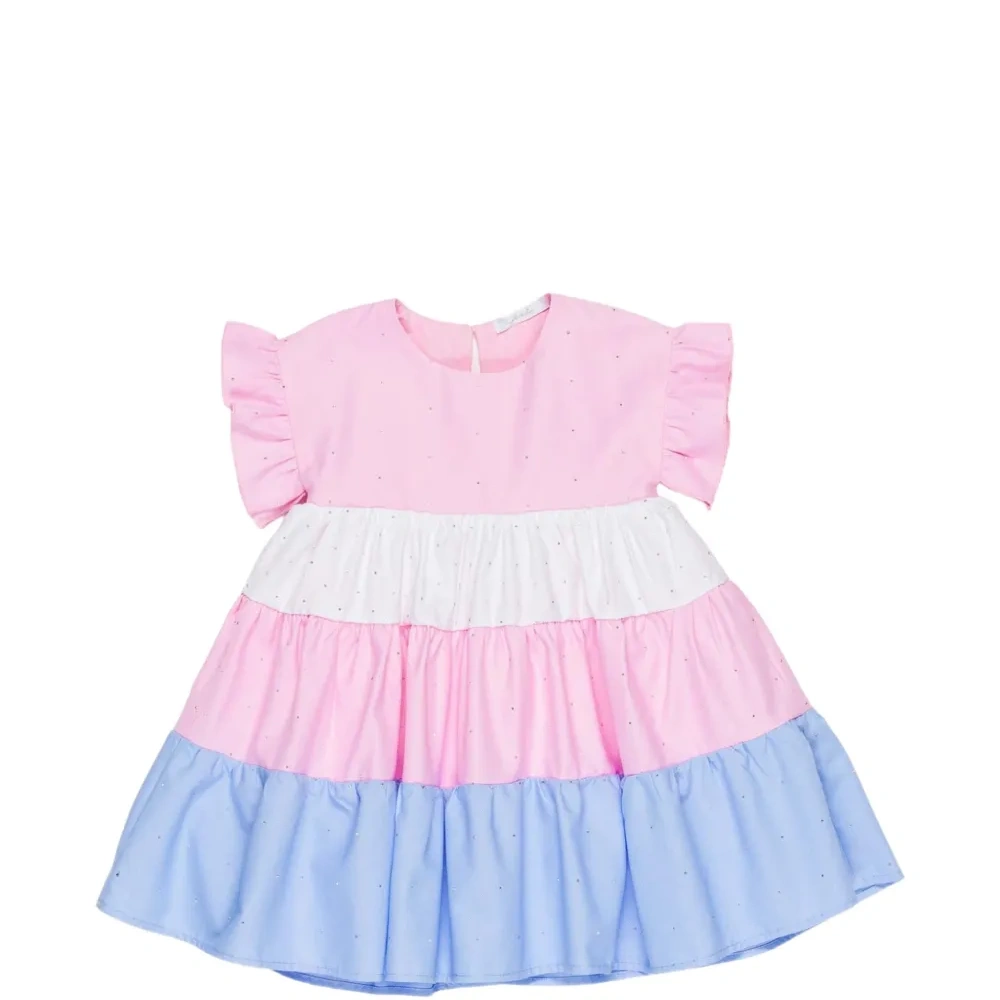 Платье с оборками