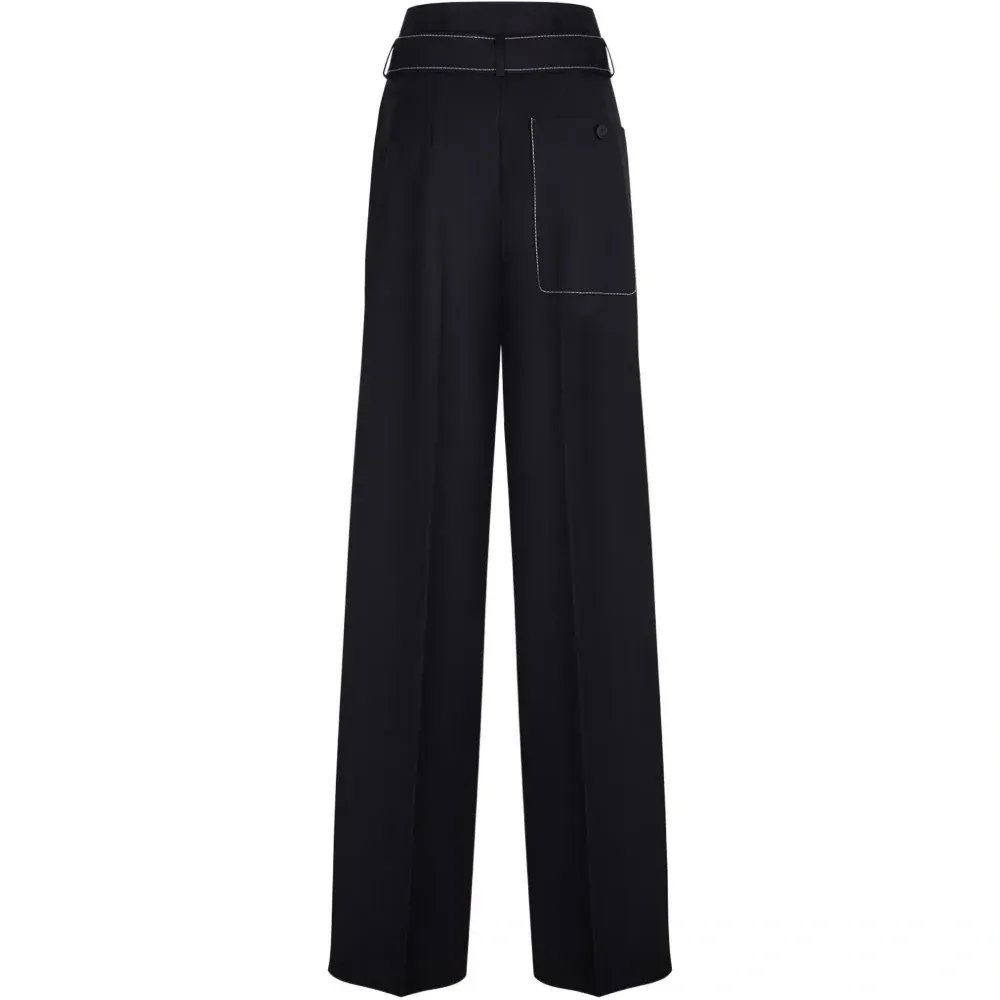 Брюки с поясом