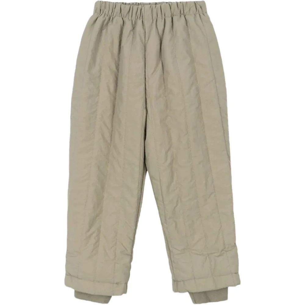 Стеганые брюки на резинке