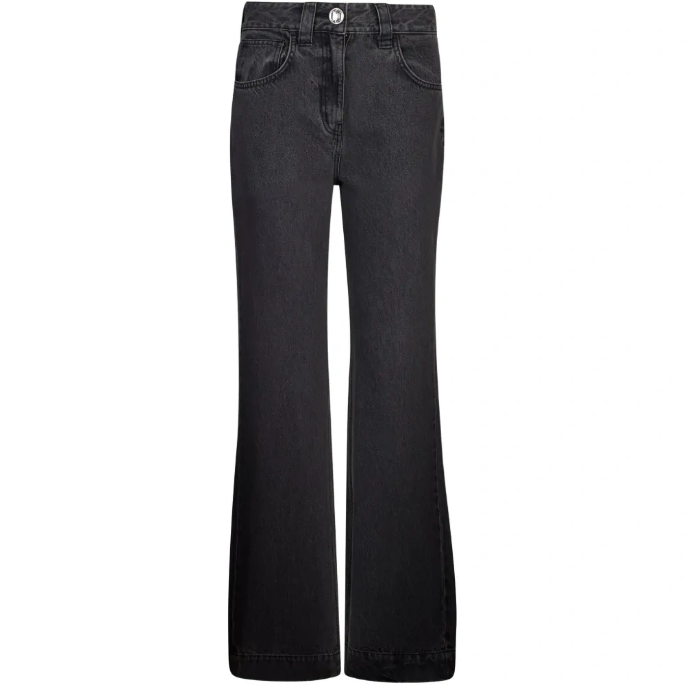 Клёшевые джинсы с пятью карманами