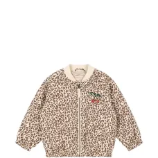 Пиджак с леопардовым принтом и пайетками