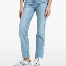 Джинсы с карманом, украшенным стразами Джинсы с карманом, украшенным стразами