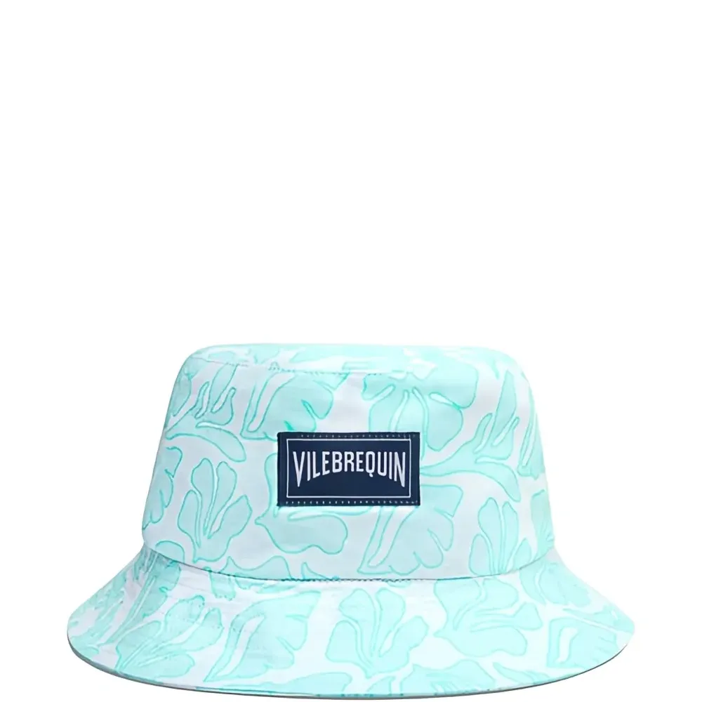 Панама с нашивкой-логотипом и принтом