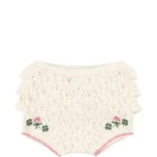 Шорты с рюшами и цветочным принтом Шорты с рюшами и цветочным принтом