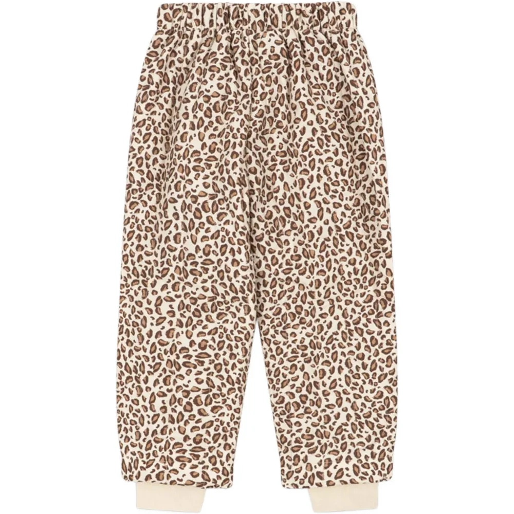 Брюки с леопардовым принтом