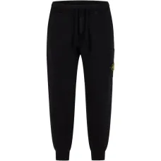 Спортивные брюки с нашивкой-логотипом и кулиской