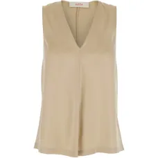 Топ без рукавов с V-образным вырезом