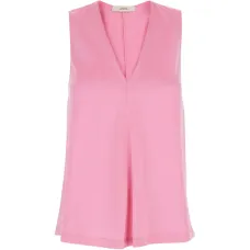 Топ без рукавов с V-образным вырезом