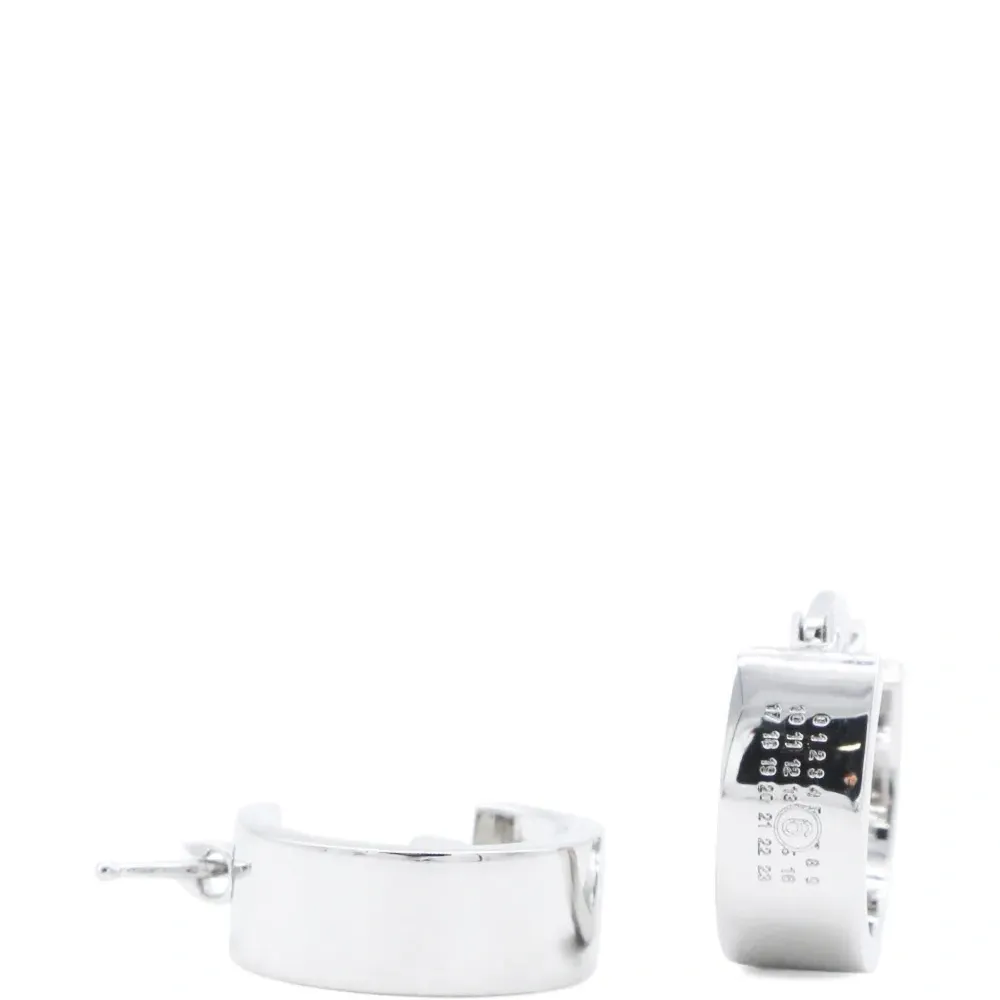 Полированные бижутерные серьги