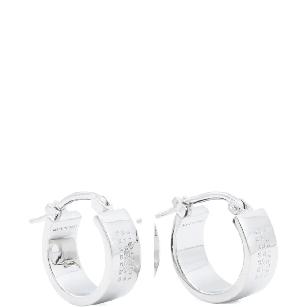 Полированные бижутерные серьги