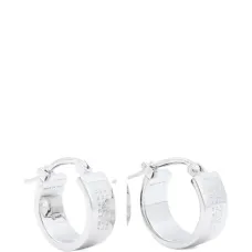 Полированные бижутерные серьги