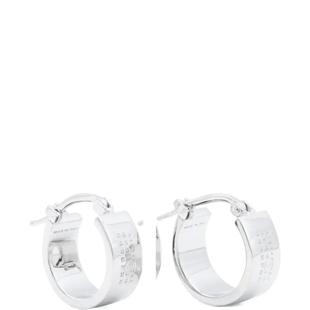 Полированные бижутерные серьги