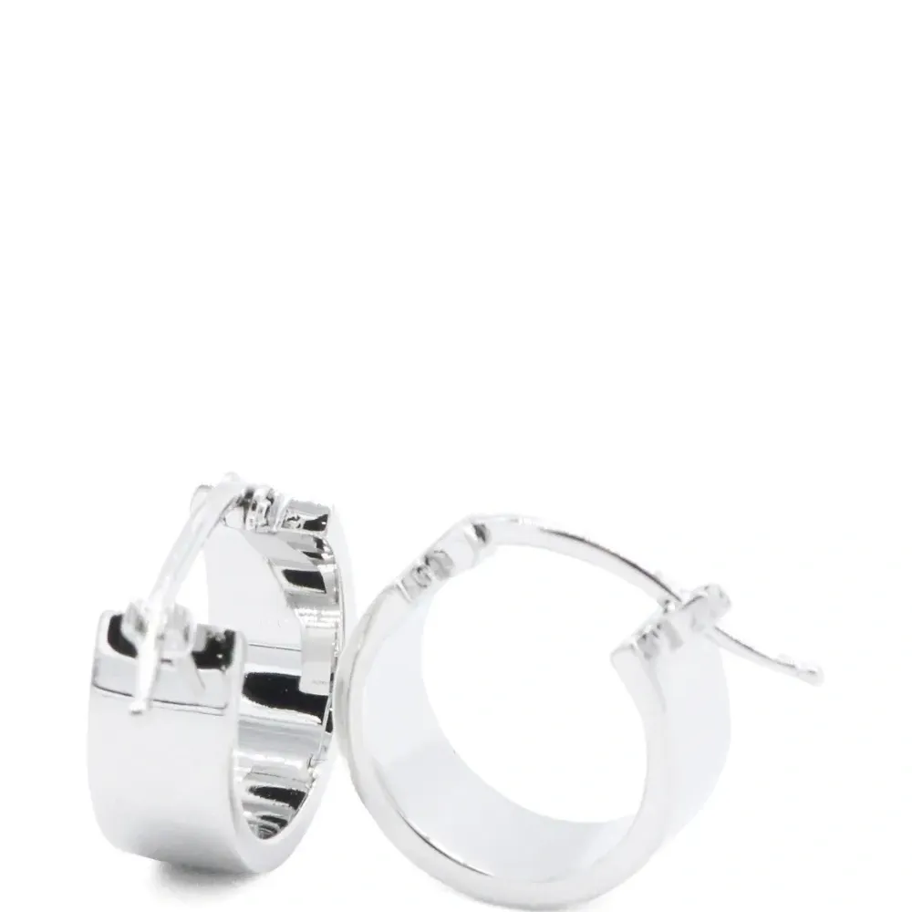 Полированные бижутерные серьги