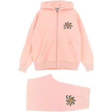 Трикотажный спортивный костюм с принтом и молнией Трикотажный спортивный костюм с принтом и молнией