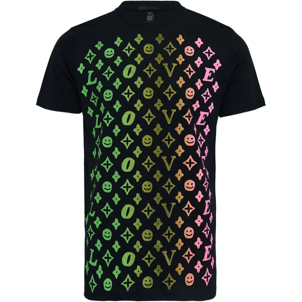 Футболка с мраморным узором