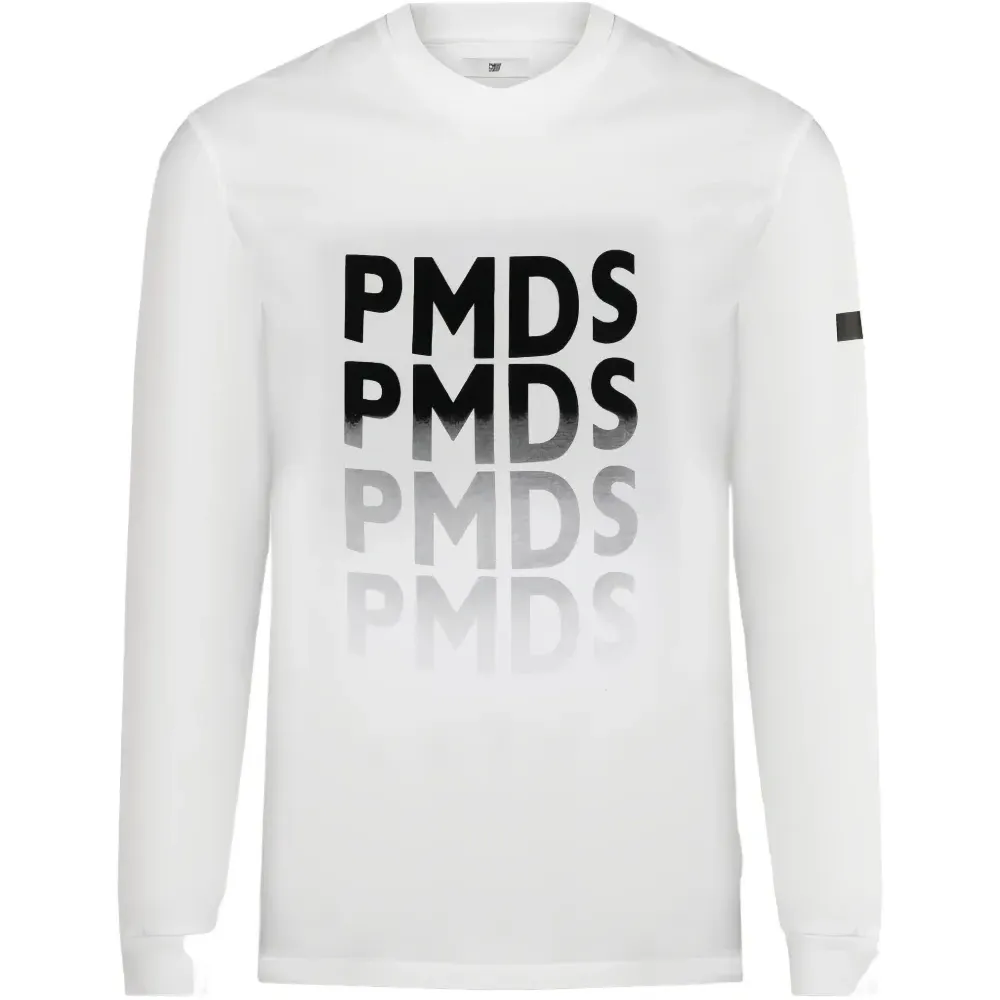 Футболка с принтом и круглым вырезом