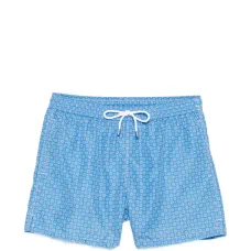 Плавки-шорты с принтом и кулиской