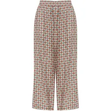 Брюки с геометрическим принтом