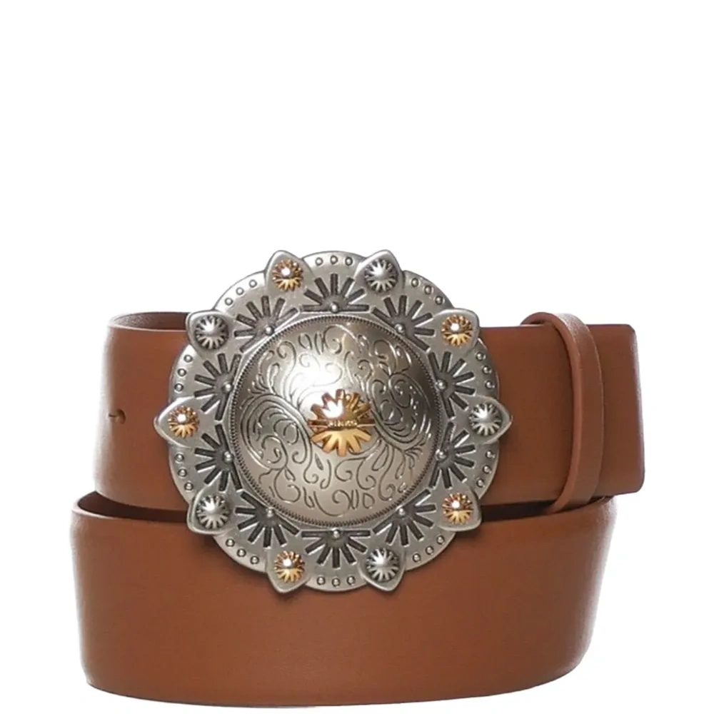 Декорированный кожаный ремень