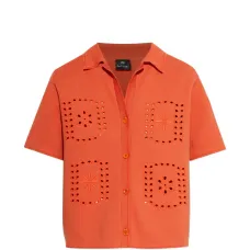 Рубашка с вышивкой англез (бродери-англез)