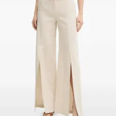 Широкие брюки с разрезами