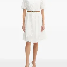 Платье мини с цветочной вышивкой Платье мини с цветочной вышивкой