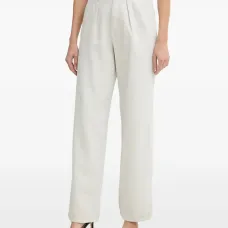 Брюки с декоративными складками