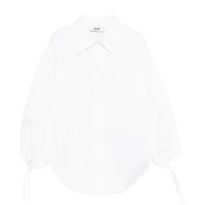 Рубашка с рукавами на кулисках