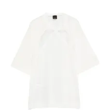 Футболка с кружевной вставкой Футболка с кружевной вставкой