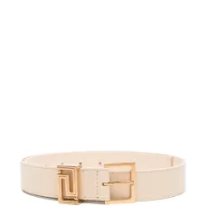 Кожаный ремень с квадратной пряжкой