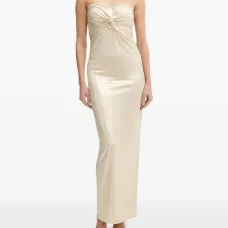 Макси-платье с узлом