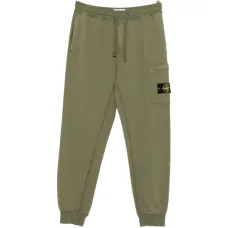 Трикотажные брюки с накладными карманами