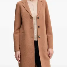 Однобортное пальто