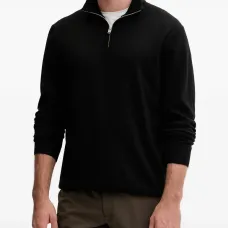 Свитер с молнией до половины